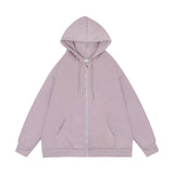 Men Hoodie Spring and Autumn Hooded Cardigan Sweater Zipper Jacket Casual Hoodie