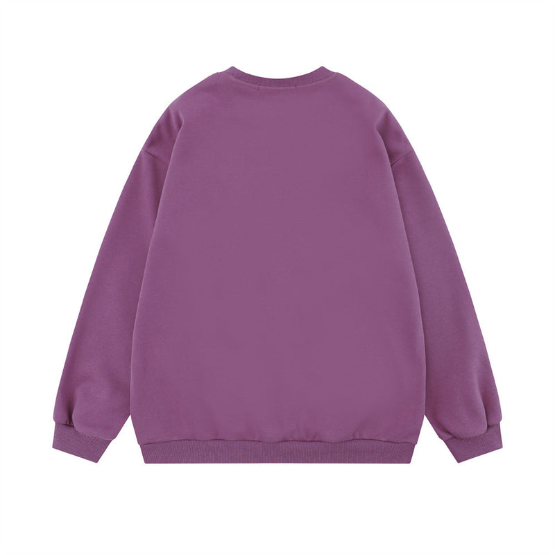 Men Hoodie round Neck Loose Sweatshirt Men's Casual Long Sleeve Pullover Casual Top Autumn and Winter