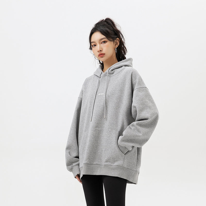 Unisex Hoodie Simple Printed Casual Hooded Sweatshirt Men's Coat