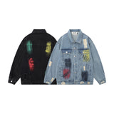 Graffiti Bomber Jacket Cardigan Jacket Men and Women Loose Casual