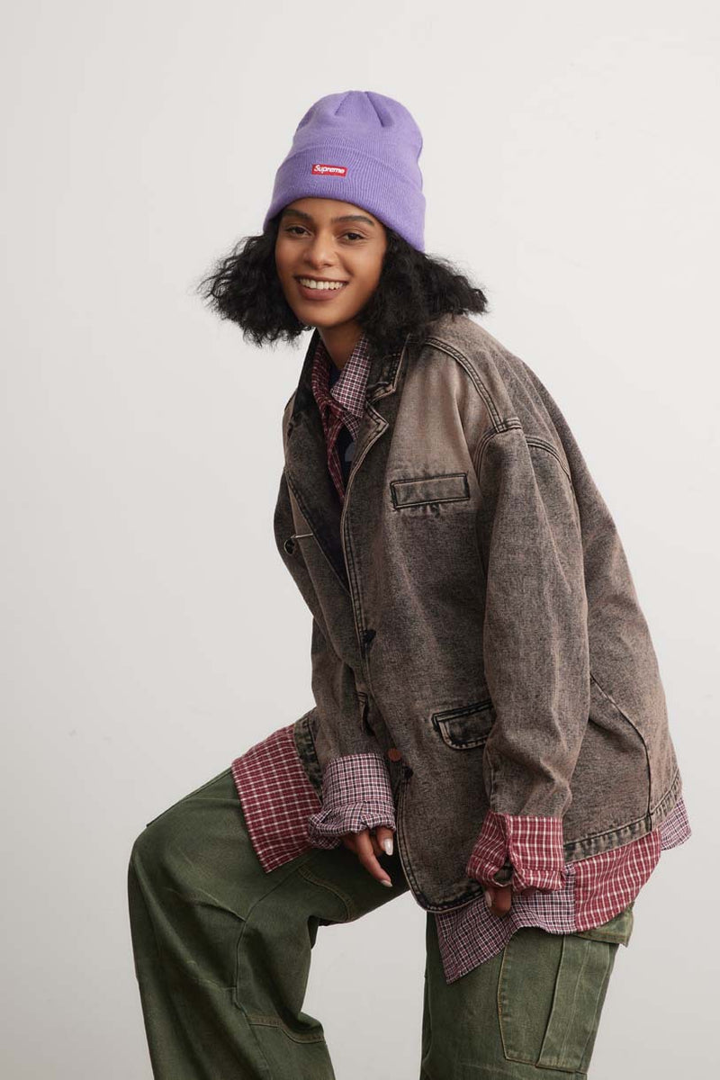 Unisex Jacket Autumn Washed Do the Old Cowboy Coat