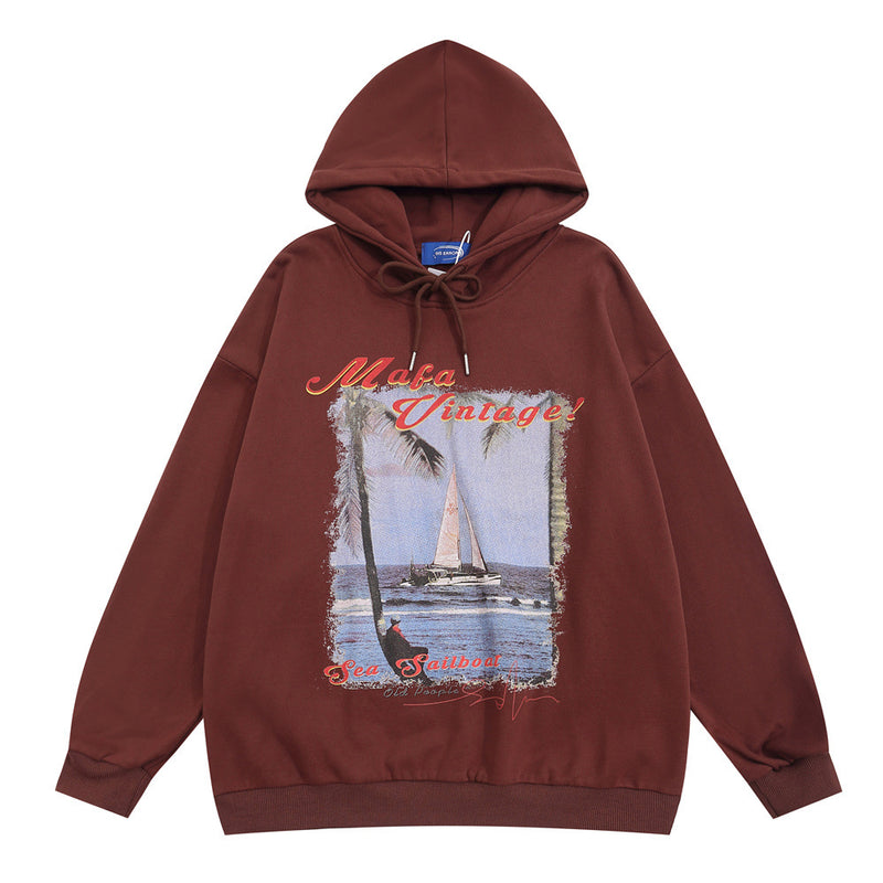 Men Hoodie Loose Pullover Casual Top