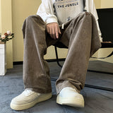 Men Sweatpants Corduroy Pants Men Loose Drooping