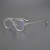 CHH Chrome Hearts Glasses Double Beam Large Frame Wide Glasses Frame