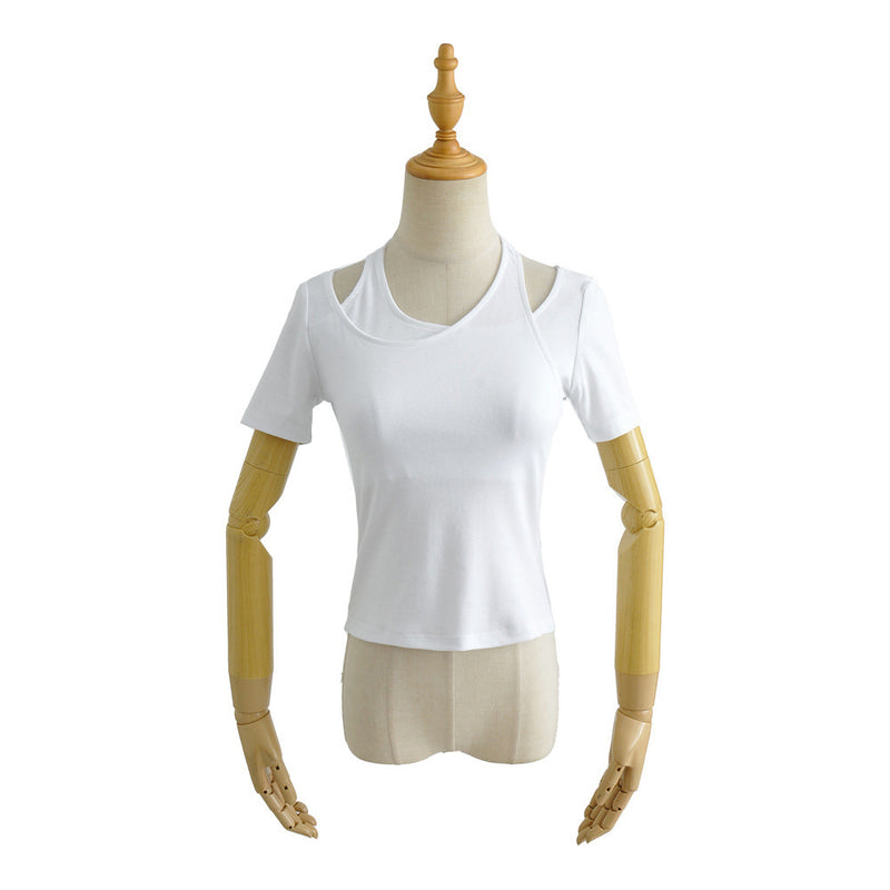 Women T-Shirt Summer Short Sleeve T-shirt Top Bottoming Shirt