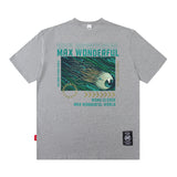 Men T Shirt Retro Fashion Brand T-shirt for Men and Women Spring and Summer