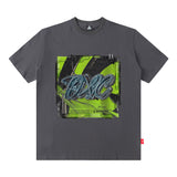 Men T Shirt Street Car Printed Short-Sleeved T-shirt Men's Summer Couple