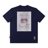 Men T Shirt Retro Hip Hop Printed Short Sleeve T-shirt for Men and Women
