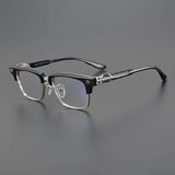 CHH Chrome Hearts Glasses Versatile Pure Titanium Box Retro Myopia Anti-Blue Light Glasses Frame
