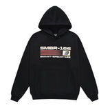 Men Fleece Lined Hoodie Fall/Winter Hoodie Men's Loose Leisure Pullover Letter Printing Oversize