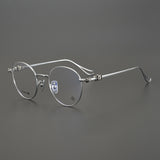 CHH Chrome Hearts Glasses Versatile Retro Pure Titanium Glasses Frame Ultra Light Myopia Glasses Frame