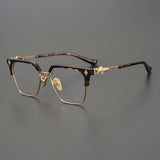 CHH Chrome Hearts Glasses Versatile Retro Pure Titanium Box Glasses