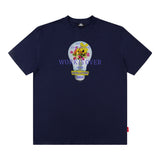 Men T Shirt Retro Portrait Short Sleeve T-shirt Men and Women Loose