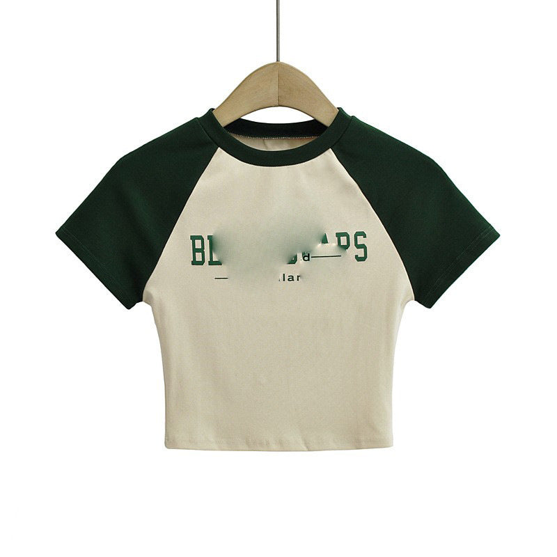 Women T-Shirt Short Sleeve Women's Raglan Sleeve T-shirt Top