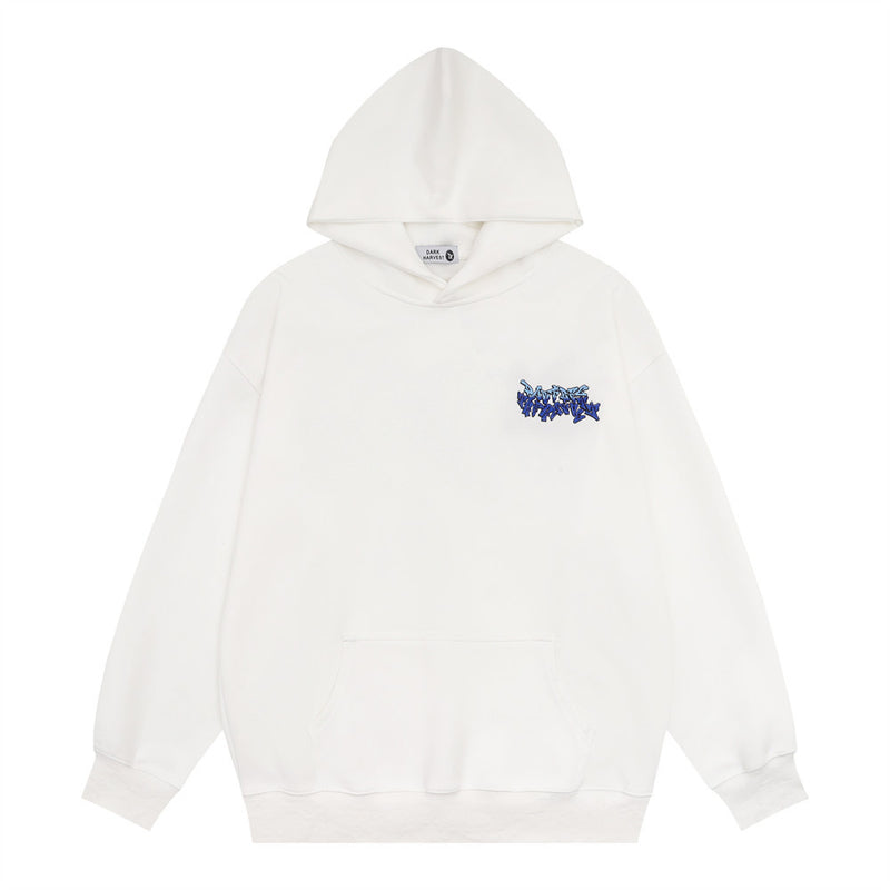 Men Hoodie Letter Hooded Sweater Spring and Autumn Men's Loose Casual Long Sleeves Pullover