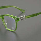 CHH Chrome Hearts Glasses Frame Square Myopia Glasses Frame Optical Anti-Blue Glasses