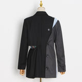 Frankie Shop Hourglass Blazer Autumn Fashion V-neck Long Sleeve