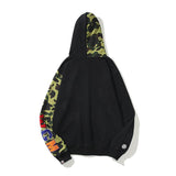 Bathing Ape Hoodie Spring and Autumn Cardigan Zipper Hooded Casual plus Size Loose Sweater Coat