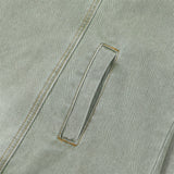Men Denim Jacket Washed and Worn Hooded Denim Jacket Men's Loose Spring and Autumn Denim Sweatshirt