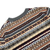 Kapital Sweater Vintage Jacquard Knitwear Ethnic Style Pullover Sweater