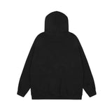 Men Hoodie Hoodie Men's Letter Loose Lapel Pullover Hoodie