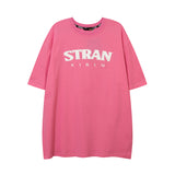 Men T Shirt Letter Short Sleeve T-shirt Harajuku Country Fashion Brand Summer Couple