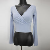 Women Long Sleeve Shirt Short Long Sleeve Top Female Tight