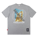 Men T Shirt Hip-Hop Fashionable Brand Vintage Pop Print Summer Short Sleeve T-shirt Men