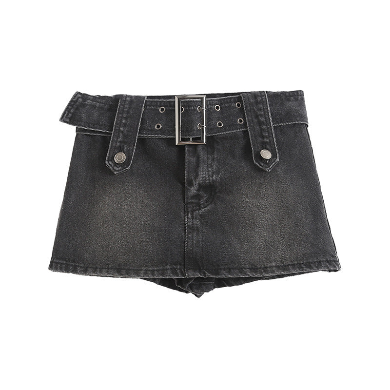 Women Skirt Denim Women's Summer Hip-Wrapped Short Skirt
