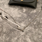 CHH Chrome Hearts Glasses Crowe Glasses Frame Business Gold Edge Punching