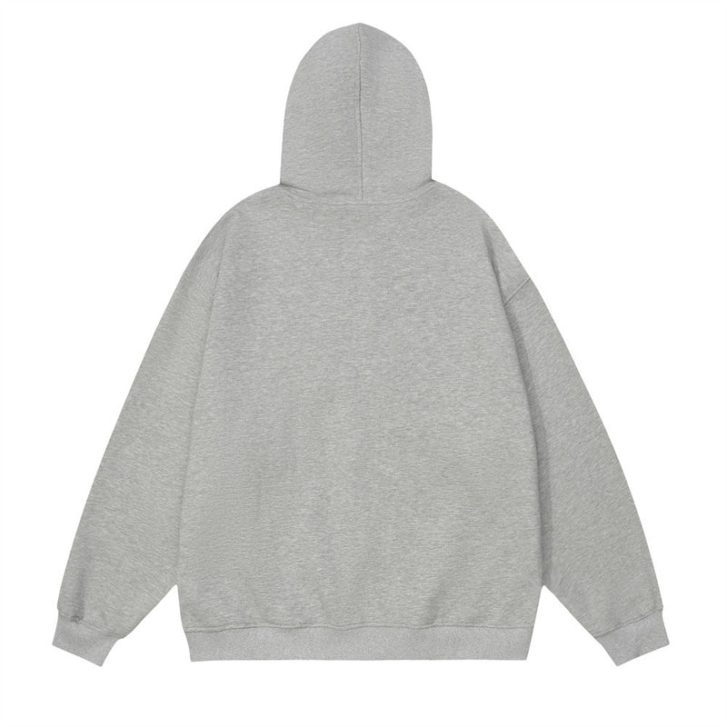 Men Hoodie Cardigan Sweater Men's Stitching Hooded Jacket