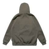 Men Fleece Lined Hoodie Embroidered Hoodie Long Sleeve Sports Hoodie Winter