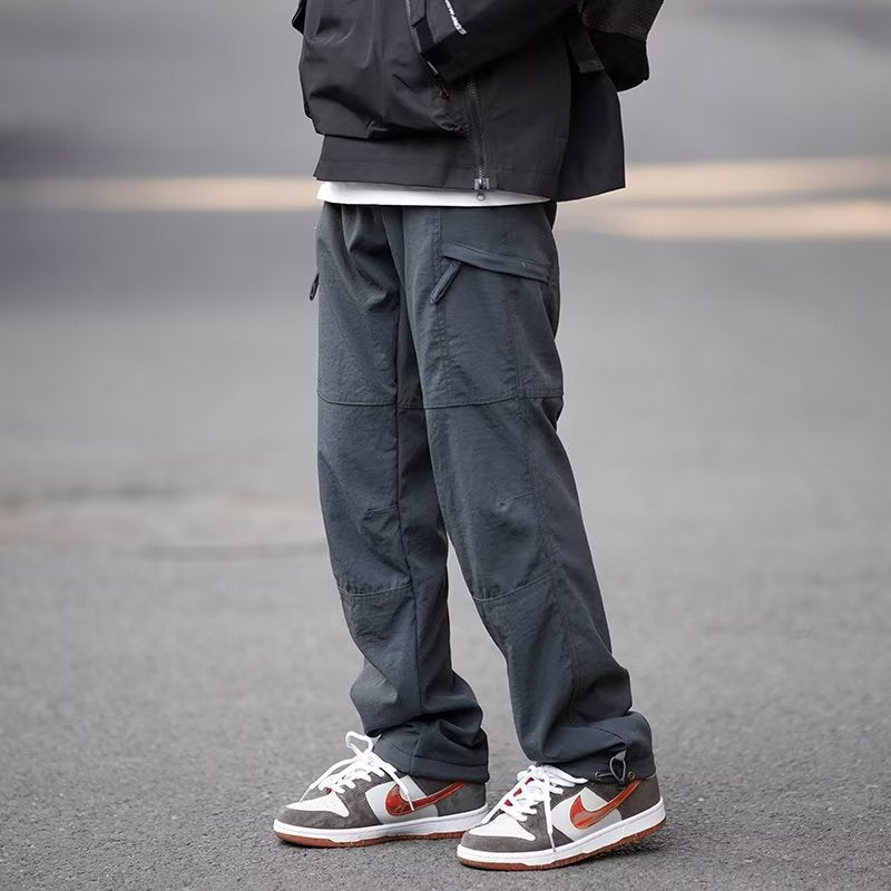 Men Sweatpants Outdoor Men's Summer Versatile Loose Straight Tactical Pants