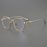 CHH Chrome Hearts Glasses Pure Titanium Business Polygon Glasses Frame