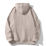 Men Fleece Lined Hoodie Figure Printed Hoodie Men's Casual Ins Loose Pullover Top