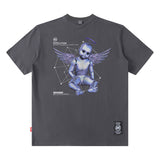 Men T Shirt Printed Fashion Brand Short Sleeve T-shirt Men and Women Couple Loose