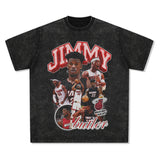 Kendrick Lamar T Shirts Vintage Washed Old Loose Short Sleeves