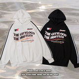 Unisex Vintage Hoodie print hooded sweater for men and women