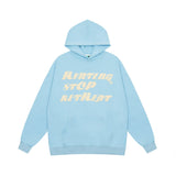 Men Hoodie Vintage Long Sleeve Loose Hooded Pullover Top Spring and Autumn