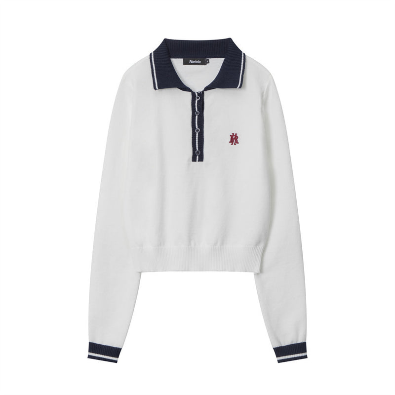 Women Sweater Short Knitwear for Girls Spring and Autumn Leisure Sweater