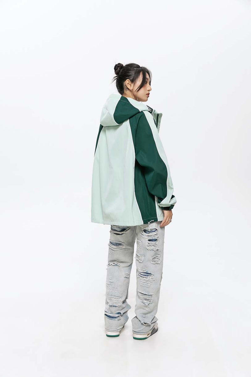 Unisex Jacket Women's Autumn Letter Print Hooded Jacket