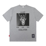 Men T Shirt Printed Fashion Brand Short Sleeve T-shirt Men's and Women's Hip Hop Loose Top