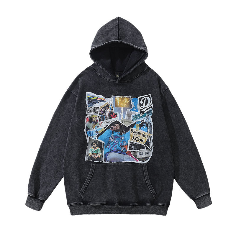 Unisex Vintage Hoodie print hoodie hoodie sweater