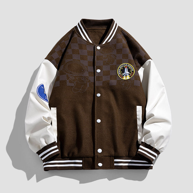 Varsity Jacket Vintage Jacket Spring and Autumn Baseball Uniform