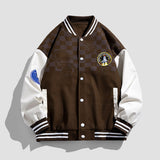 Varsity Jacket Vintage Jacket Spring and Autumn Baseball Uniform