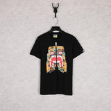 Bathing Ape T Shirt Summer Zipper Printed Short Sleeve