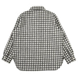 Men Long Sleeved T Shirt Plaid Long Sleeve Lapel Shirt Men's Loose Casual Shirt Coat Fashion