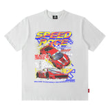 Men T Shirt Short Sleeve T-shirt Men and Women Couple Retro Loose Couple Hip Hop