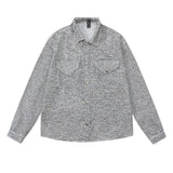 Men Long Sleeve T Shirt Shirt Coat Men's Spring and Autumn Loose Leisure All-Matching Long Sleeve Shirt