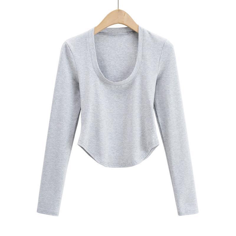 Women T-Shirt Autumn Fashion Slim Fit Long Sleeve